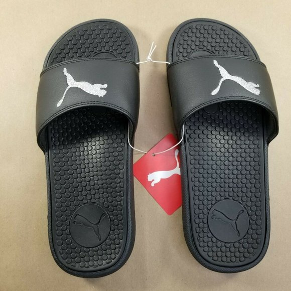 puma glitter slides
